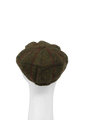 Harris Tweed Bakerboy Cap - Green Check HH