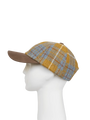 Harris Tweed Baseball Cap - Lichen (Tan Brim) (HH)