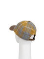 Harris Tweed Baseball Cap - Lichen (Tan Brim) (HH)