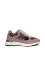 Harris Tweed Rosie Trainers - Pink/Green Tartan