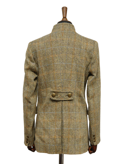 Harris Tweed Sandra Coat Bracken Herringbone