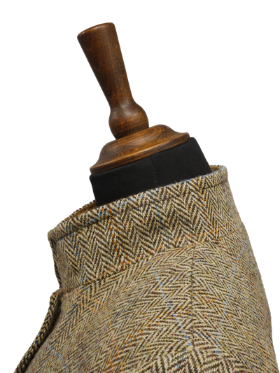 Harris Tweed Sandra Coat Bracken Herringbone