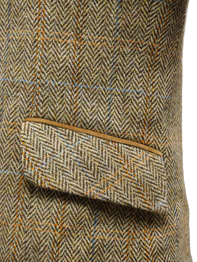 Harris Tweed Sandra Coat Bracken Herringbone