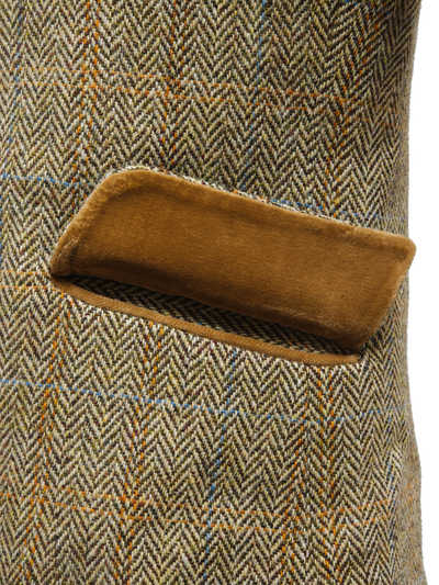 Harris Tweed Sandra Coat Bracken Herringbone