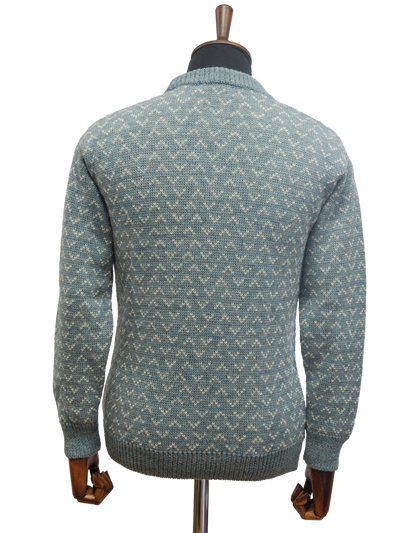 Unisex Saxon Jumper Summerstorm/White