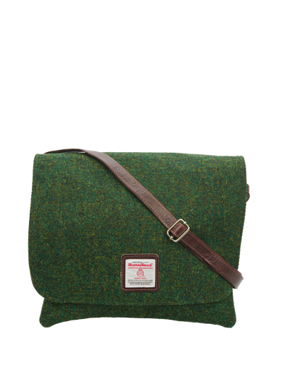 Harris Tweed Scalpay Bag 352 (Brown Leather)