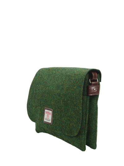 Harris Tweed Scalpay Bag 352 (Brown Leather)