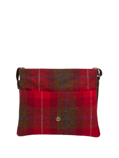 Harris Tweed Scalpay Bag A001 (Brown Leather)