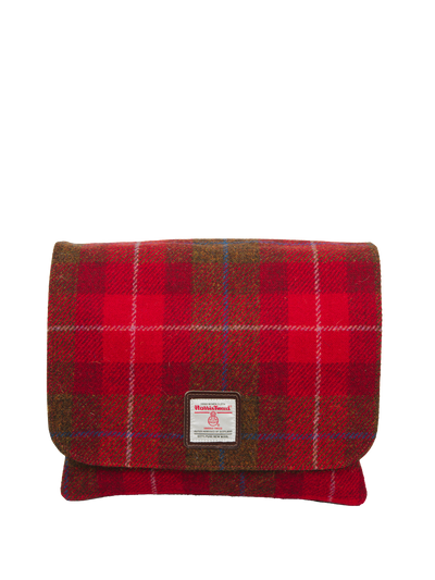 Harris Tweed Scalpay Bag A001 (Brown Leather)