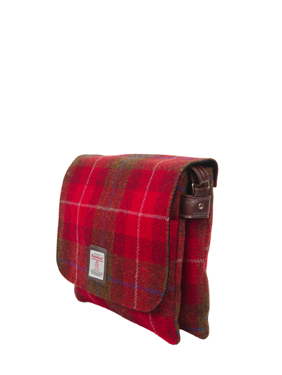 Harris Tweed Scalpay Bag A001 (Brown Leather)