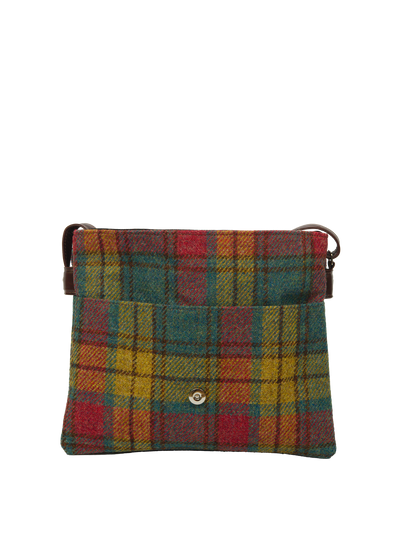 Harris Tweed Scalpay Bag A0194 (Brown Leather)