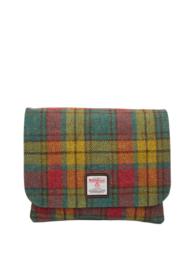 Harris Tweed Scalpay Bag A0194 (Brown Leather)