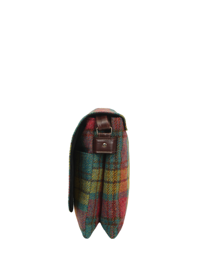 Harris Tweed Scalpay Bag A0194 (Brown Leather)