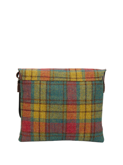 Harris Tweed Scalpay Bag A0194 (Brown Leather)