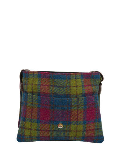Harris Tweed Scalpay Bag A0195 (Brown Leather)