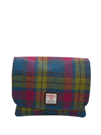 Harris Tweed Scalpay Bag A0195 (Brown Leather)