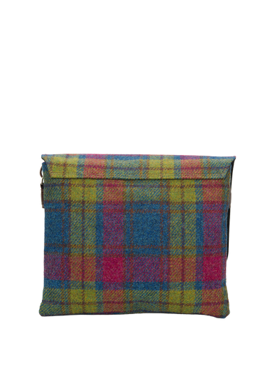 Harris Tweed Scalpay Bag A0195 (Brown Leather)