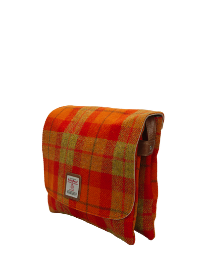 Harris Tweed Scalpay Bag - A0196 (Tan Leather)
