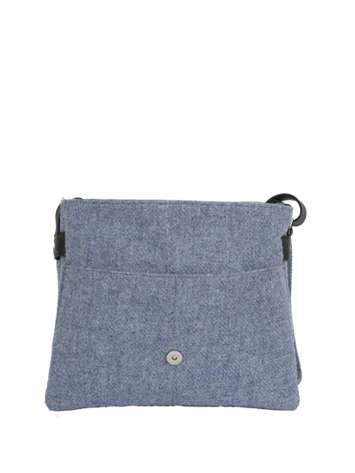 Harris Tweed Scalpay Bag - 228 (Black Leather)
