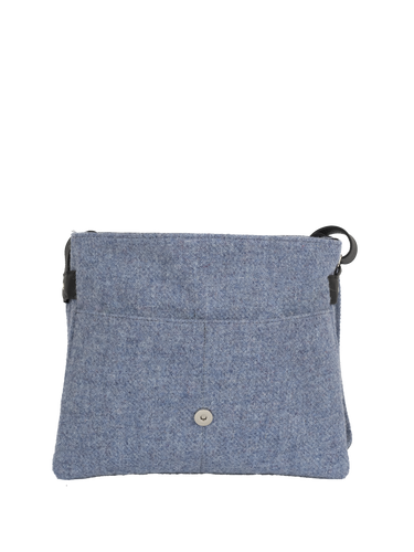 Harris Tweed Scalpay Bag - 228 (Black Leather)