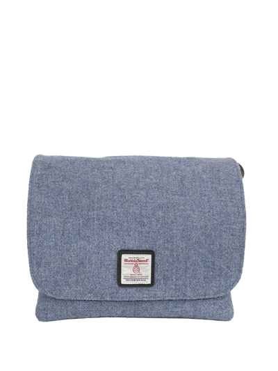Harris Tweed Scalpay Bag - 228 (Black Leather)