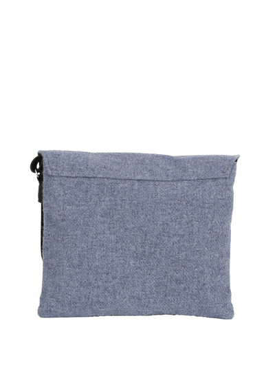 Harris Tweed Scalpay Bag - 228 (Black Leather)