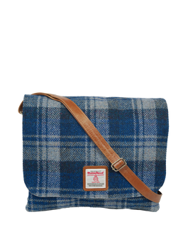 Harris Tweed Scalpay Bag - A0237 (Tan Leather)