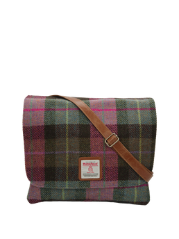 Harris Tweed Scalpay Bag A0254 (Tan Leather)