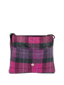Harris Tweed Scalpay Bag - A0257 (Black Leather)