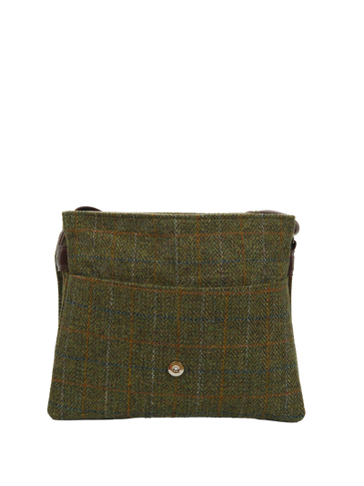 Harris Tweed Scalpay Bag HB103 (Brown Leather)