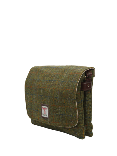 Harris Tweed Scalpay Bag HB103 (Brown Leather)