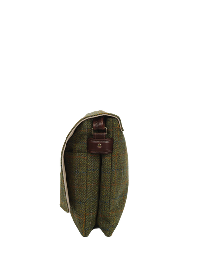 Harris Tweed Scalpay Bag HB103 (Brown Leather)