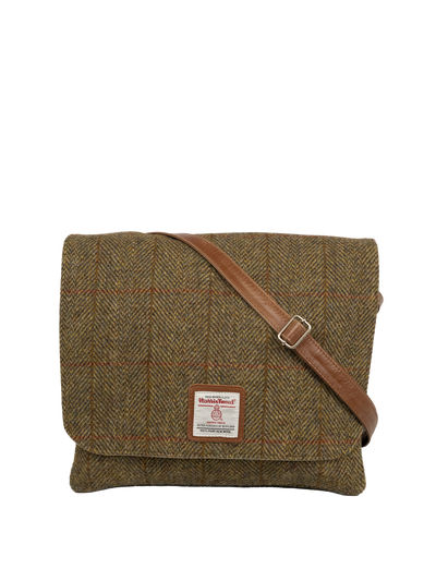 Harris Tweed Scalpay Bag - HB67 (Tan Leather)
