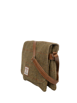 Harris Tweed Scalpay Bag - HB67 (Tan Leather)