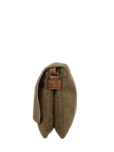 Harris Tweed Scalpay Bag - HB67 (Tan Leather)
