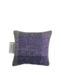 Harris Tweed Scented Drawer Sachet HB156/Purple Check (Heart)