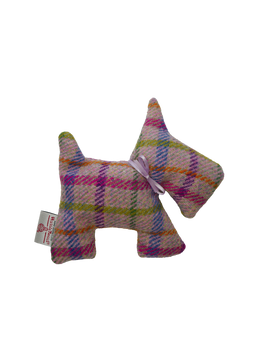 Harris Tweed Lavender Scottie Dog A0159