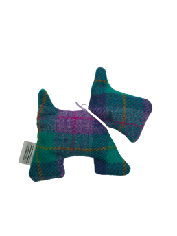 Harris Tweed Lavender Scottie Dog A0222
