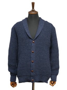 Shawl Neck Cardigan Navy
