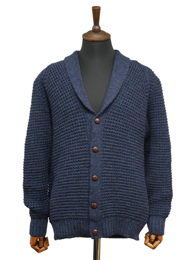 Shawl Neck Cardigan Navy