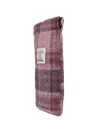 Harris Tweed Snap Spec Case - Pink Burgundy Check (GA)