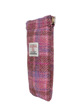 Harris Tweed Snap Spec Case - Pink (GA)