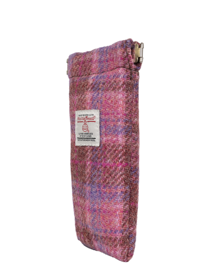 Harris Tweed Snap Spec Case - Pink (GA)