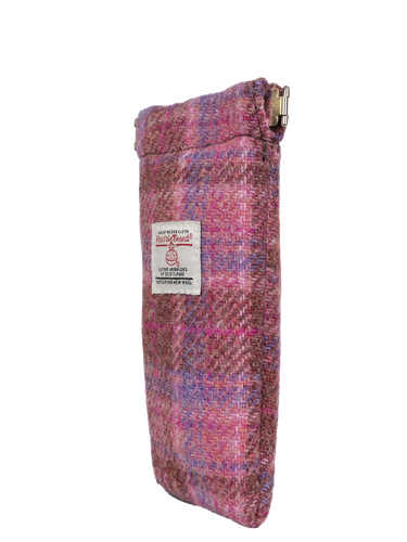 Harris Tweed Snap Spec Case - Pink (GA)