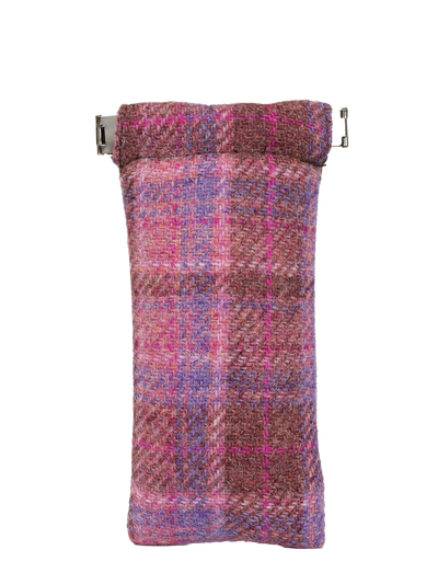 Harris Tweed Snap Spec Case - Pink (GA)