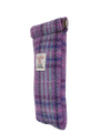 Harris Tweed Snap Spec Case - Purple Mint Check (GA)