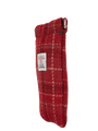 Harris Tweed Snap Spec Case - Red wOverstitch (GA)