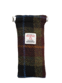 Harris Tweed Snap Spec Case - Rust Check (GA)