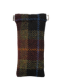 Harris Tweed Snap Spec Case - Rust Check (GA)