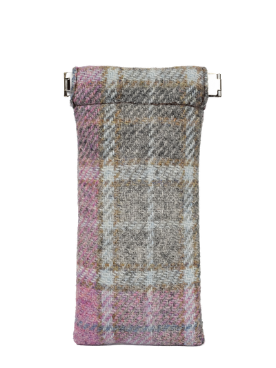 Harris Tweed Snap Spec Case - Soft Pink Buchanan (GA)